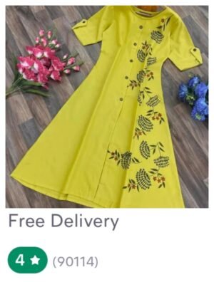 Dijital Print Anarkali Kurti For Women